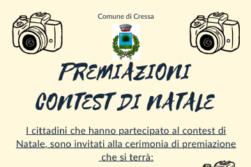 Premiazione Contest di Natale