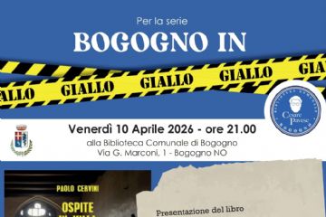 Bogogno in giallo: incontro con Paolo Cervini