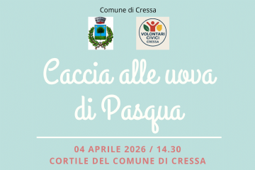 Caccia alle Uova di Pasqua - Sabato 4 Aprile 2026 