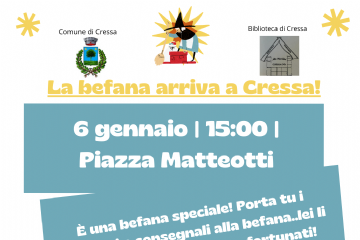 La Befana arriva a Cressa!