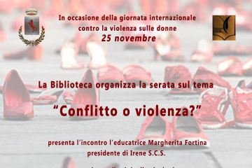 Giornata internazionale contro la violenza sulle donne - incontro in Biblioteca 13.11.25