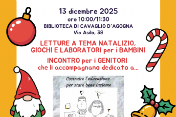 In Biblioteca: letture e laboratori per i bambini - incontro per i genitori dedicato al tema "costruire l'educazione" 