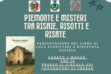 Piemonte e Misteri tra risaie, risotti e risate